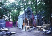 Booth under construction