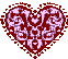 Baroque swirly heart